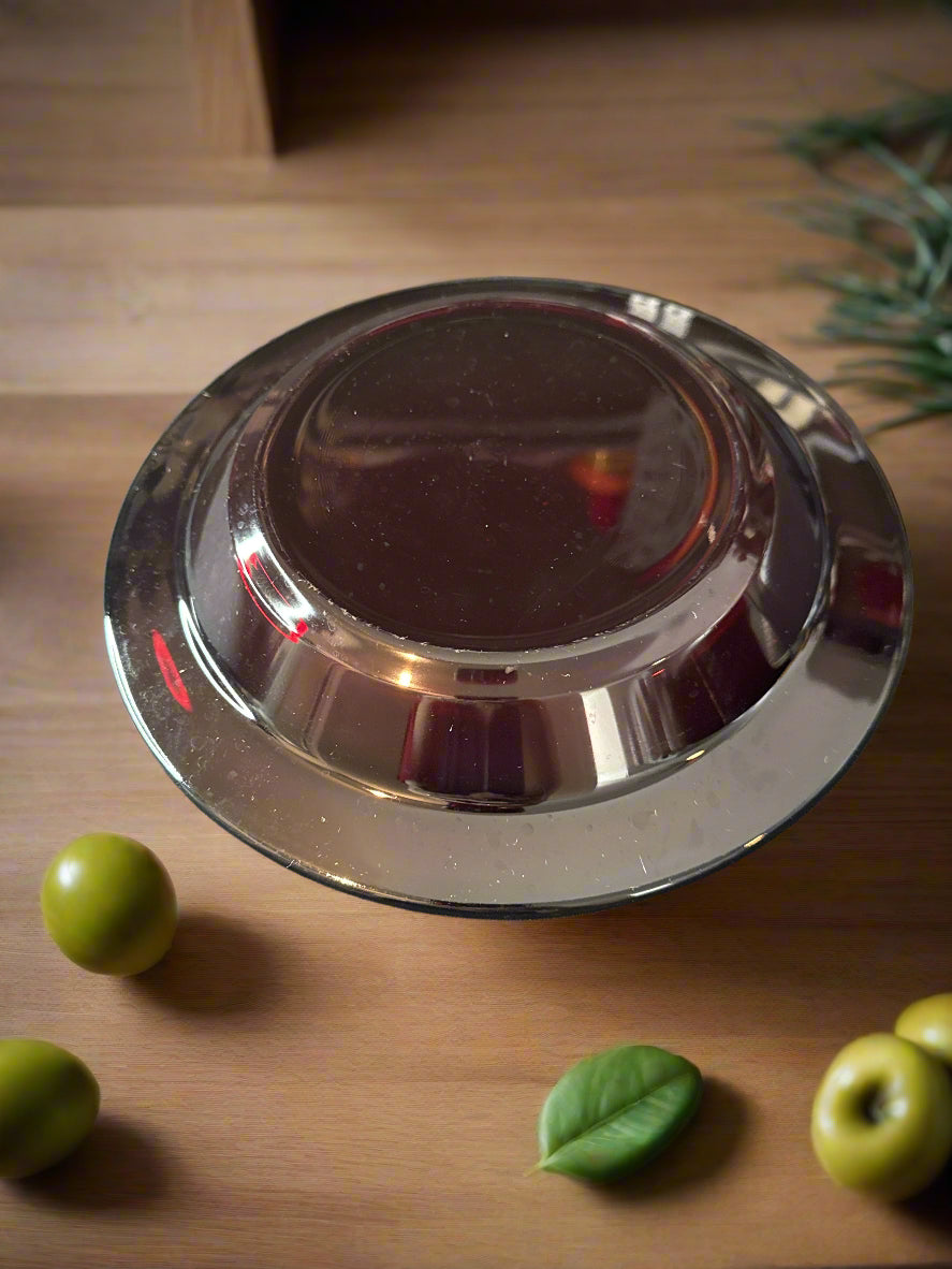Set of 8 Ruby Red Arcoroc France Wide Rim Bowls 8.5" Wide