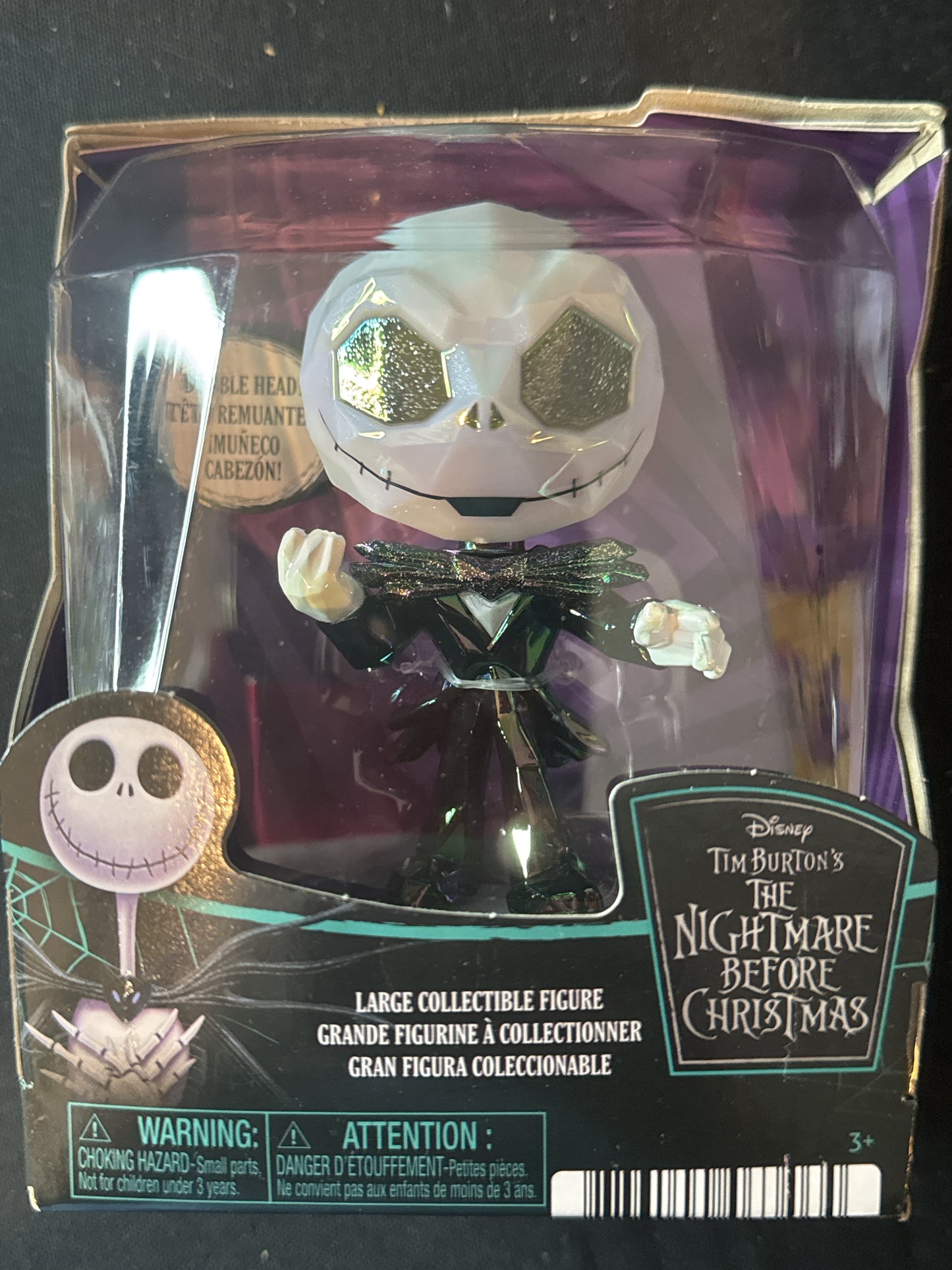 Disney Tim Burton's The Nightmare Before Christmas Large Collectible Figure Bobble Head New