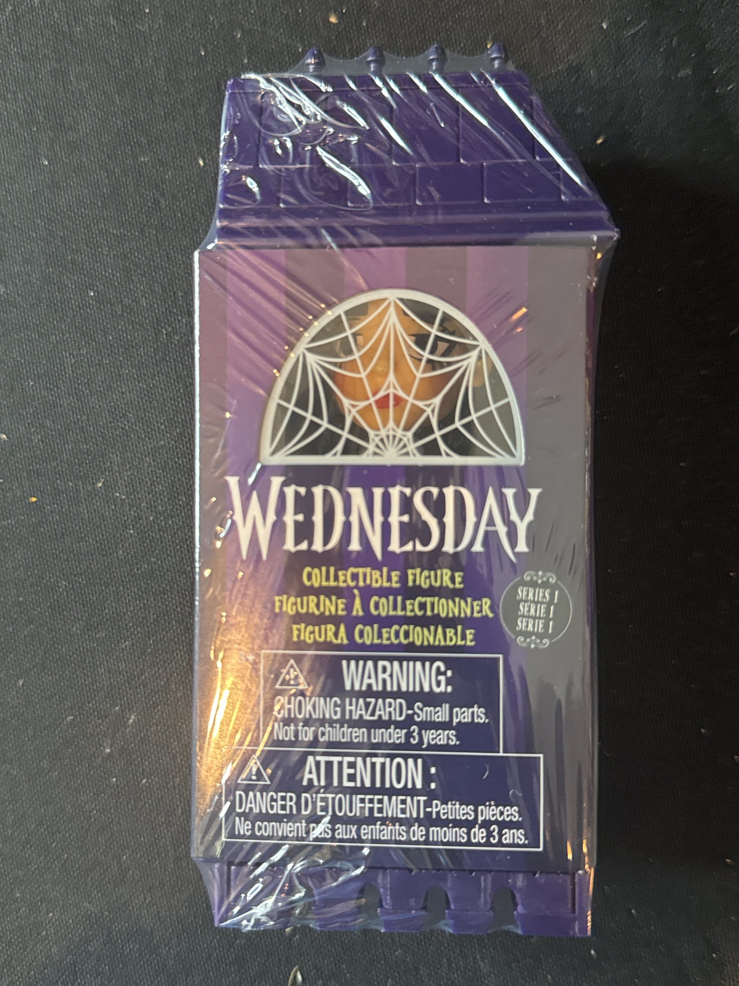 Wednesday Collectible Figure Collect All 3 Wednesday in Tie & Black Dress New in Box & Plastic