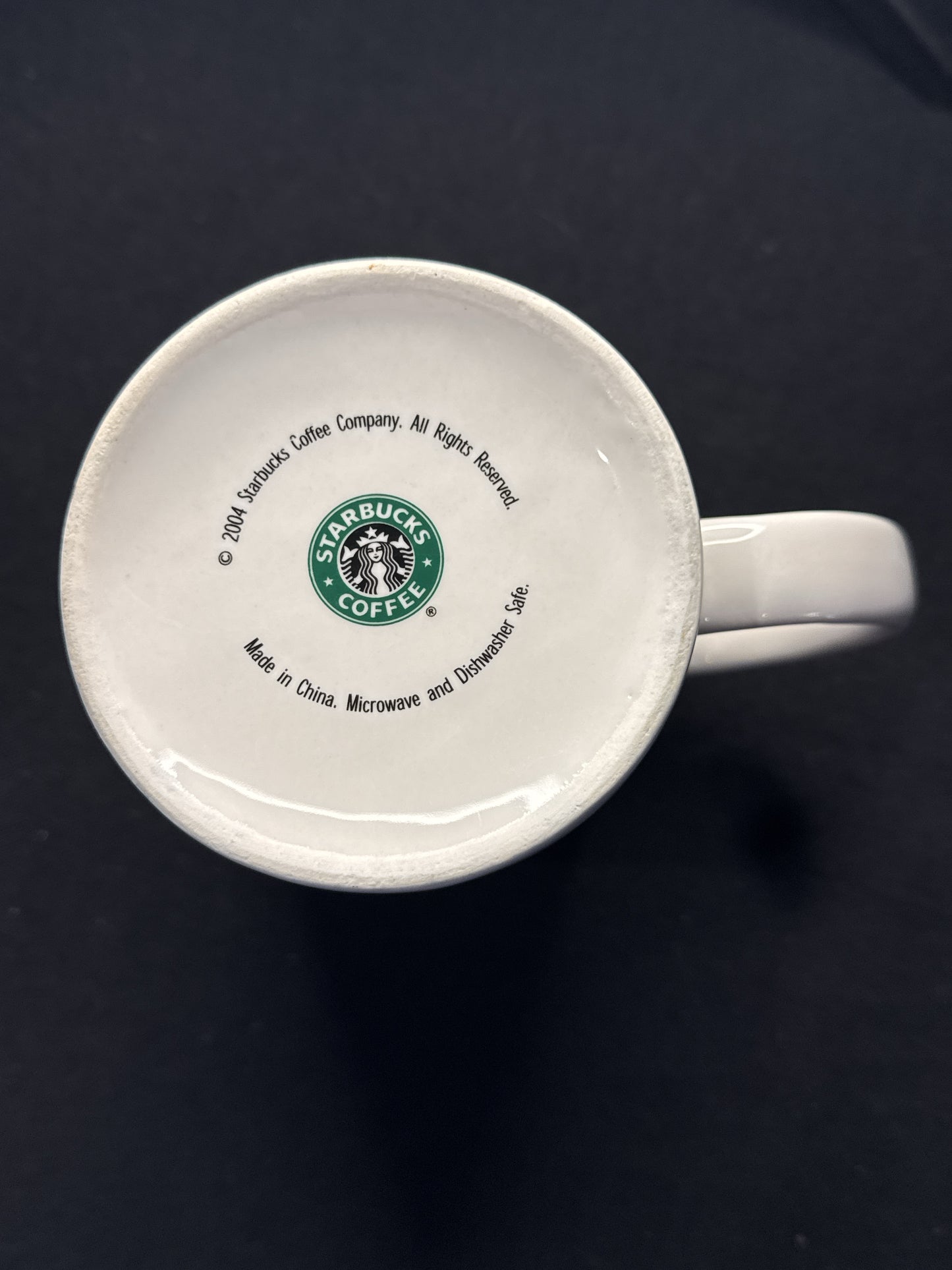 Starbucks Coffee Mug Cup 2004 Daddy-O Home Run Baseball Polka Dot 16oz Dad Gift