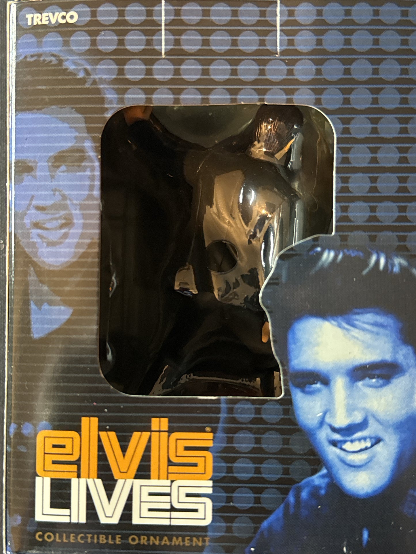 Vintage Elvis Presley Collectible Christmas Ornament Jailhouse Rock Pose New in Box