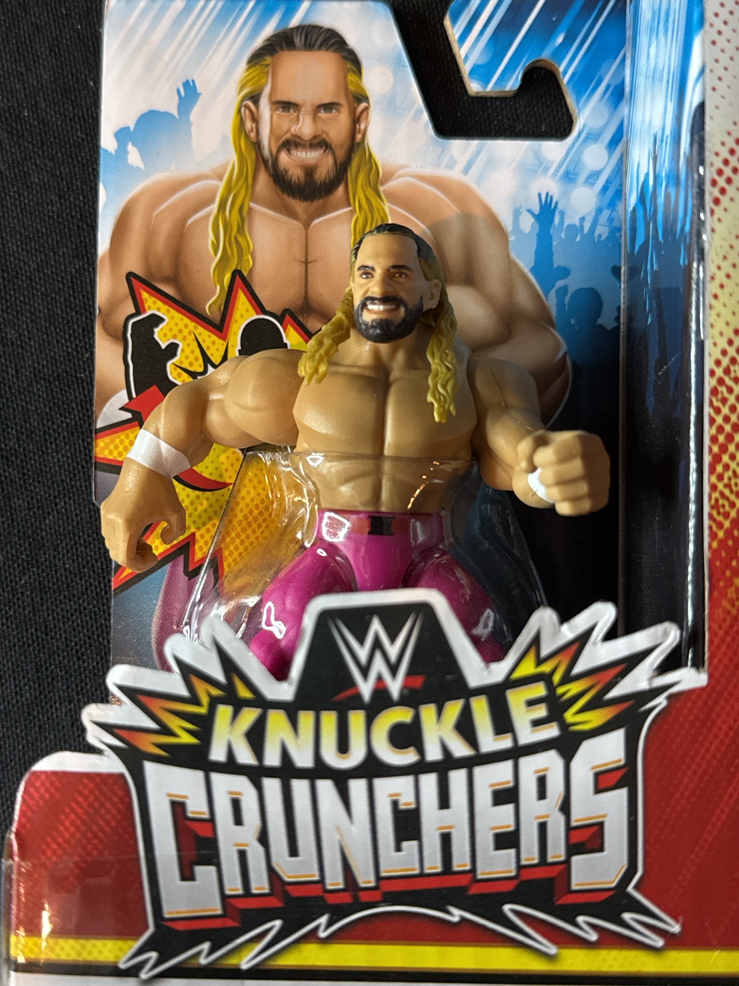 Knuckle Crunchers Seth "Freakin" Rollins Action Figure 3.5" Tall w/ Accessories New in Box