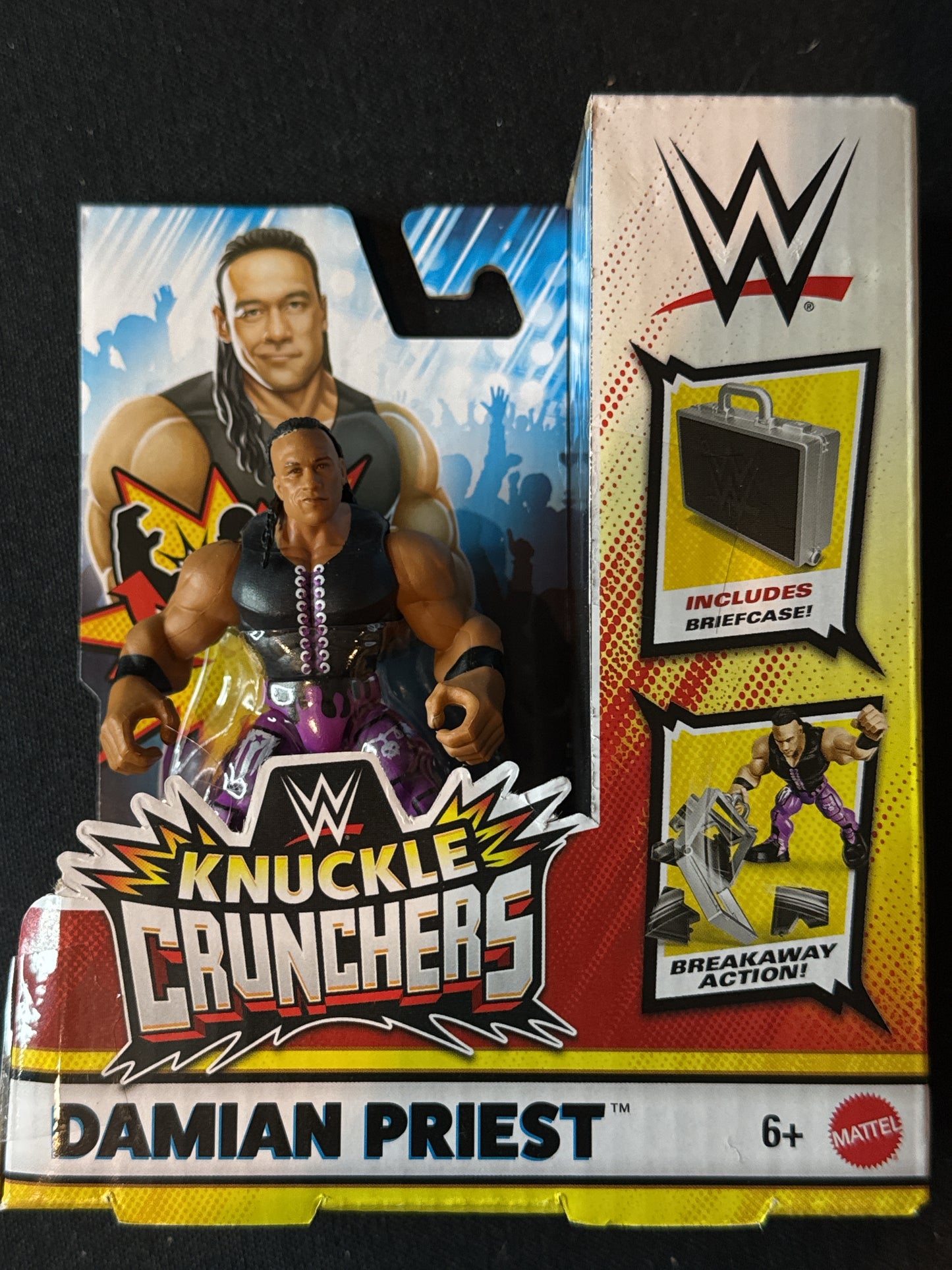 Knuckle Crunchers Damian Priest Action Figure 3.5" Tall w/ Accessories New in Box