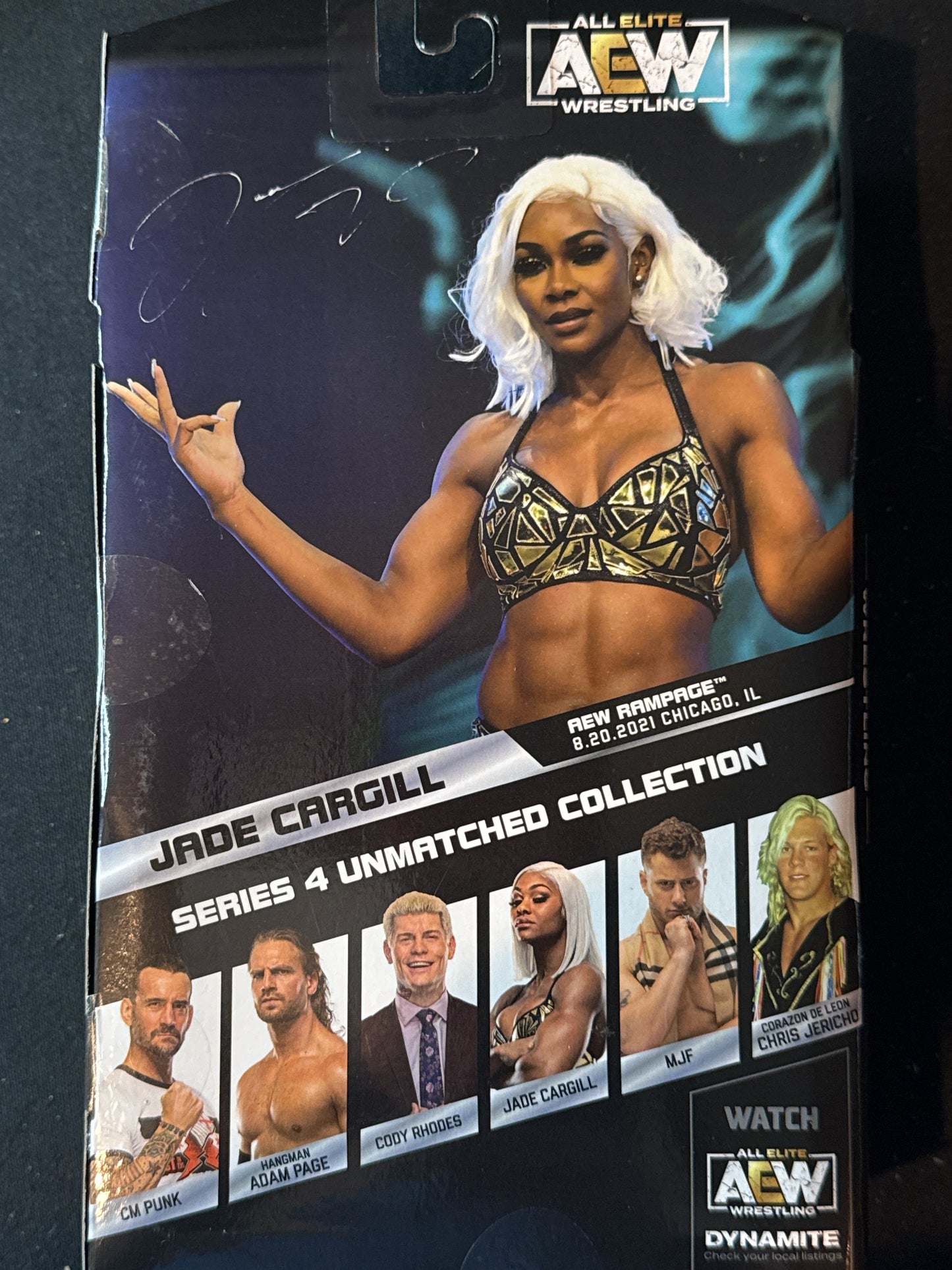 All Elite Wrestling Jade Cargill Unmatched Collection #28 Series 4 w/ Replaceable Hands New in Box