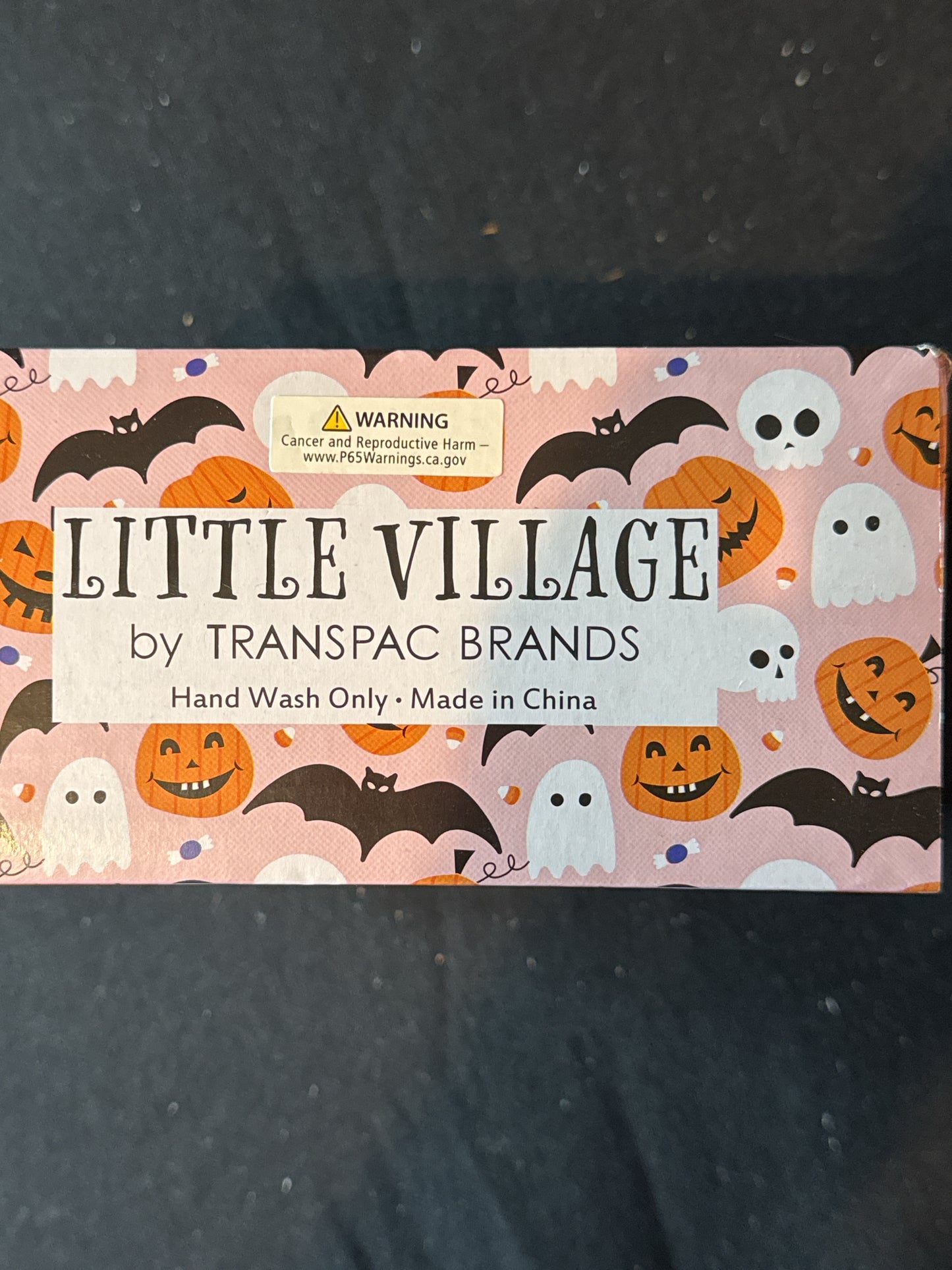 Little Village by Transpac Brands Dogs w/ Boo Halloween Salt & Pepper Shakers New in Box