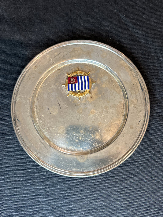 US Power Squadron Vintage Boating Nautical Plate and Emblem 6"