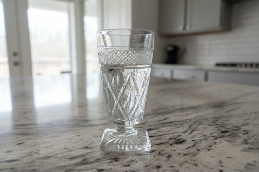 Cape Cod Clear by Imperial Glass Ohio Juice Glass 5.25" Tall