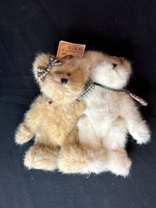 Boyd's Bears Plush Best Friends Bestest and Buddy 6" Plush Jointed Retired