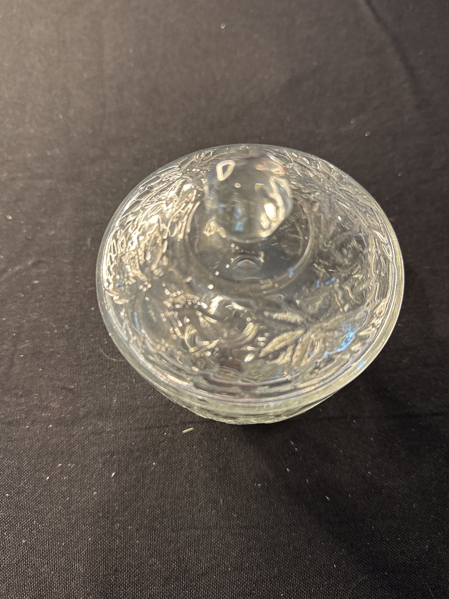 Classic Fantasia Sugar Jar With Lid by Princess House #532 5" Tall