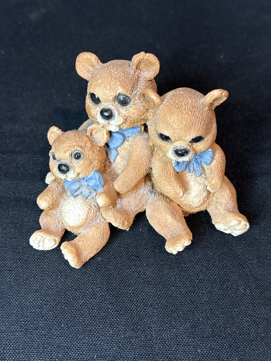 Castagna Three Bear Figurine Made in Italy