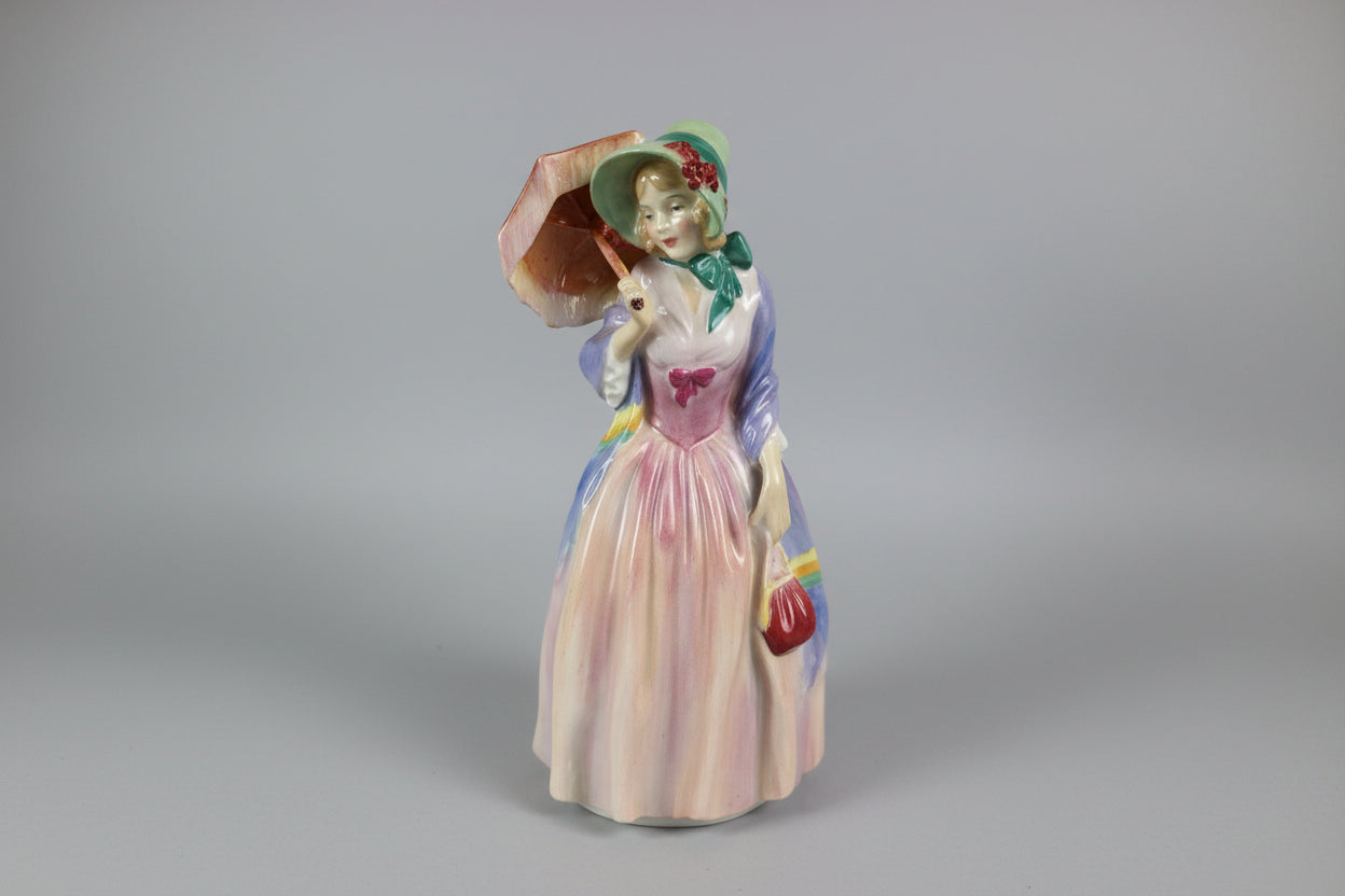 Miss Demure Royal Doulton Figurine English Bone China NN1402 Early Issue w/ Rd No. 753474