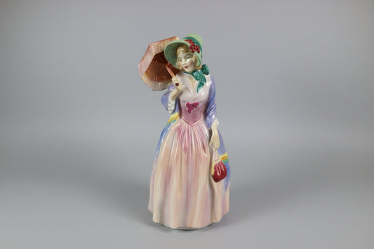 Miss Demure Royal Doulton Figurine English Bone China NN1402 Early Issue w/ Rd No. 753474
