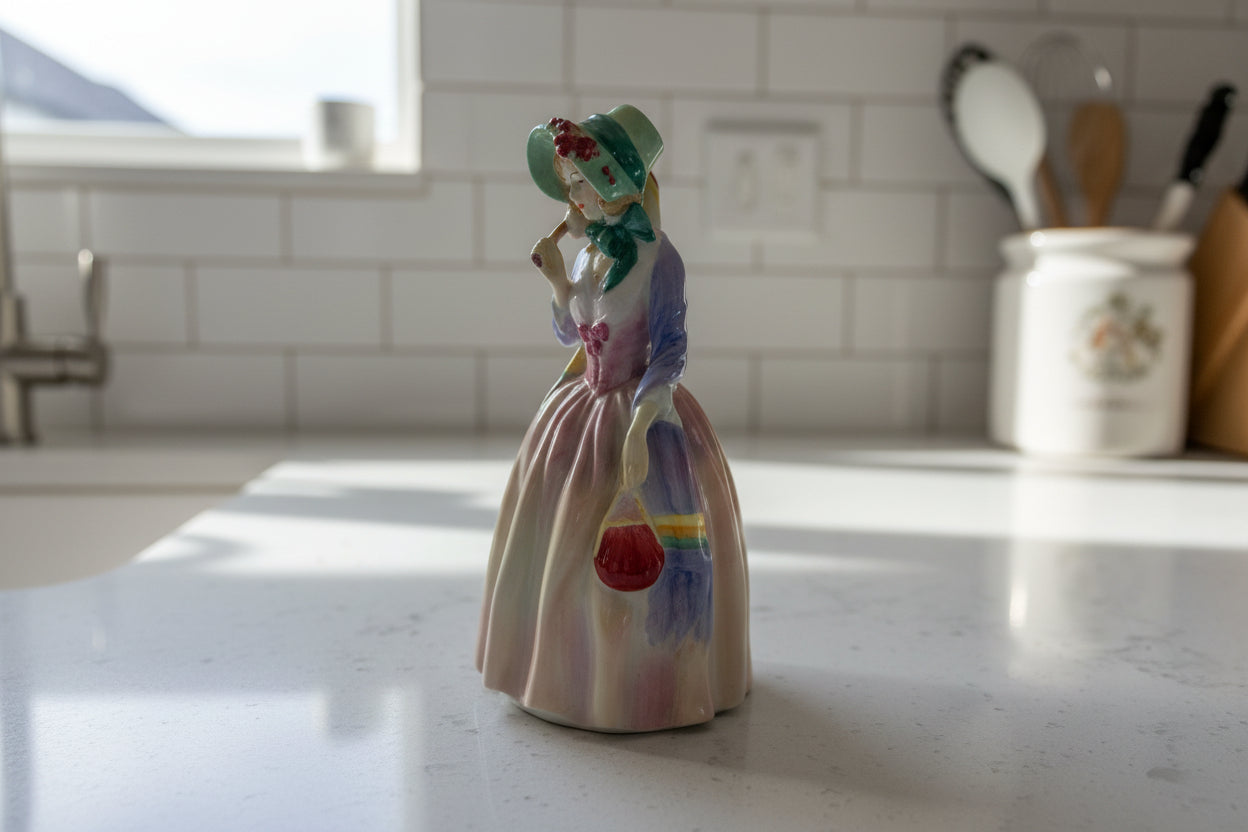 Miss Demure Royal Doulton Figurine English Bone China NN1402 Early Issue w/ Rd No. 753474