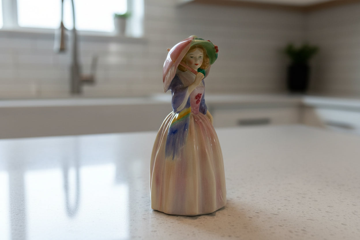 Miss Demure Royal Doulton Figurine English Bone China NN1402 Early Issue w/ Rd No. 753474