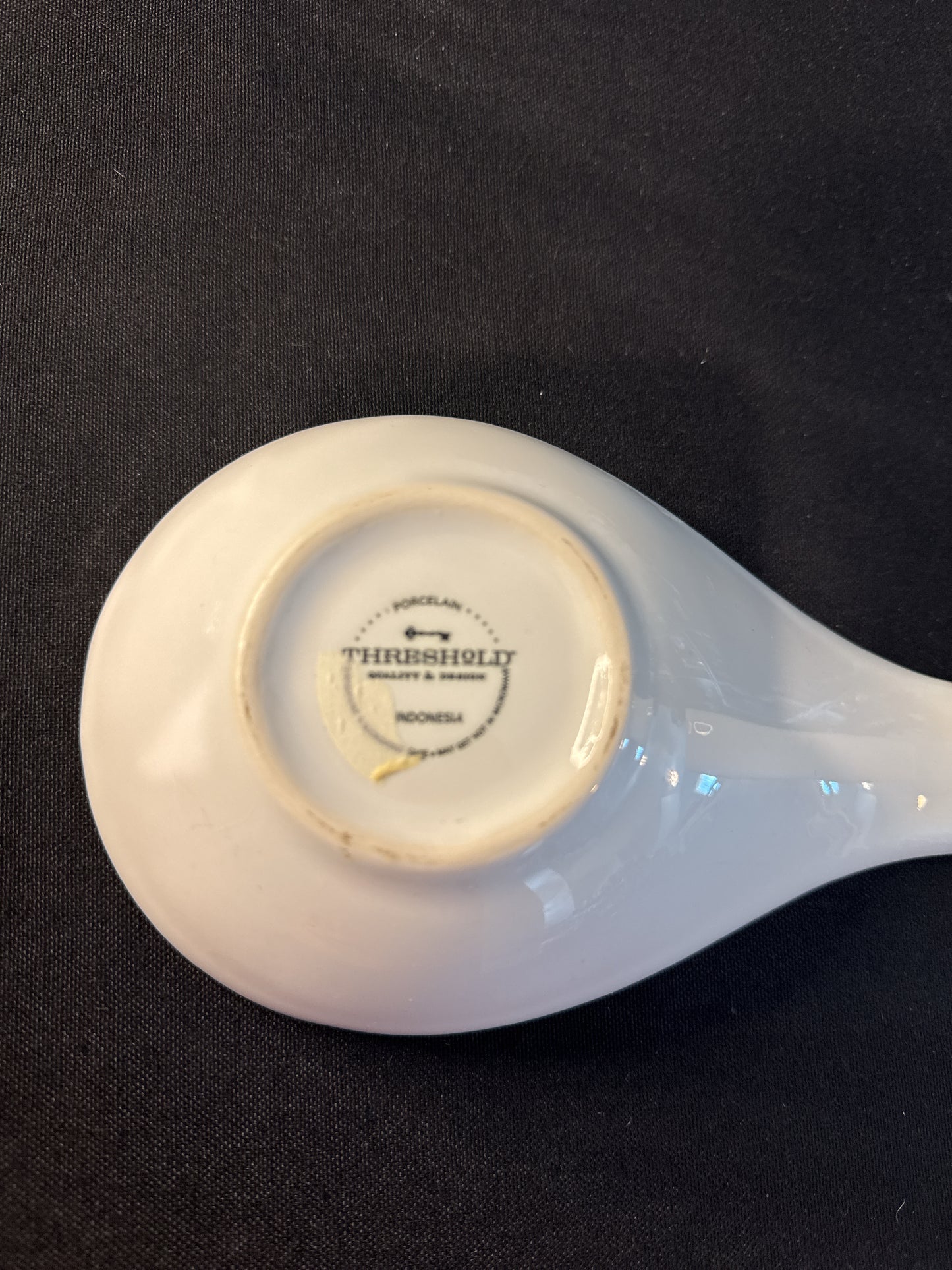 Threshold Stoneware White Spoon Rest 9.5" Long