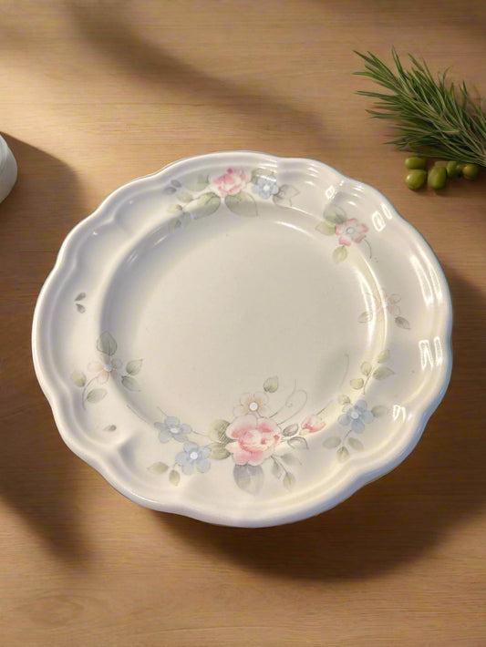 Pfaltzgraff Tea Rose Salad Plate 7 3/8" Wide Vintage Retired USA Stamp