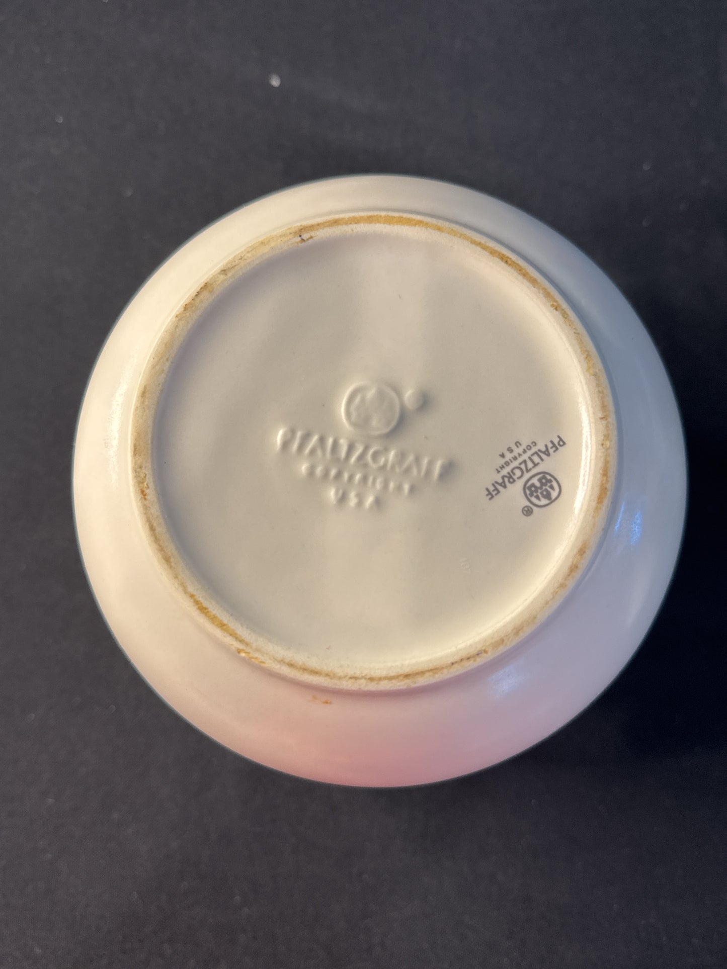 Pfaltzgraff Tea Rose Small Canister With Lid 8.75" Tall Vintage