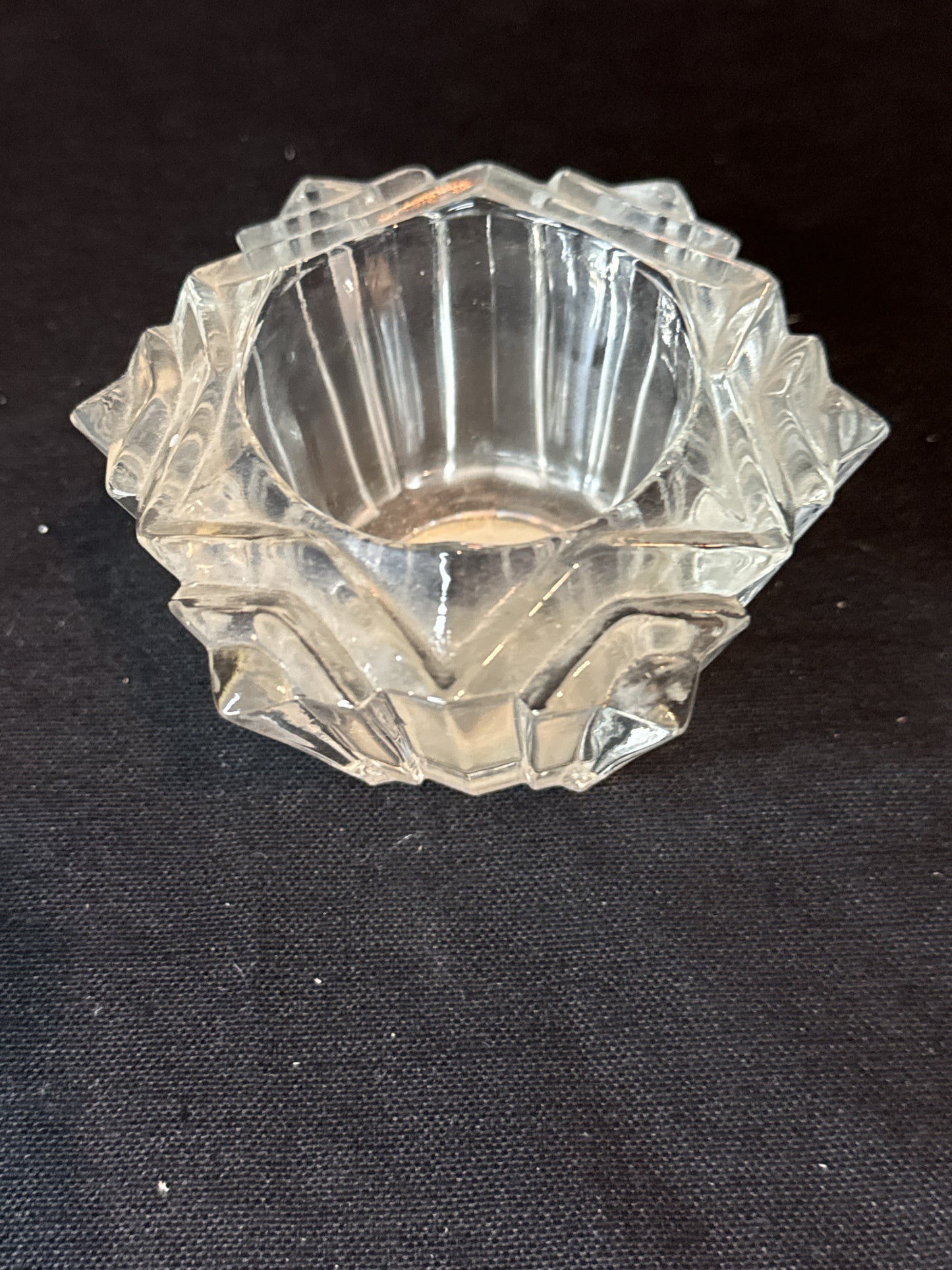 Set of 5 Glass Candle Holders