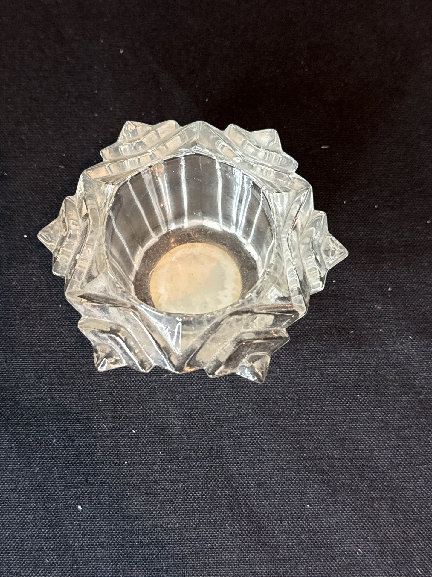 Set of 5 Glass Candle Holders