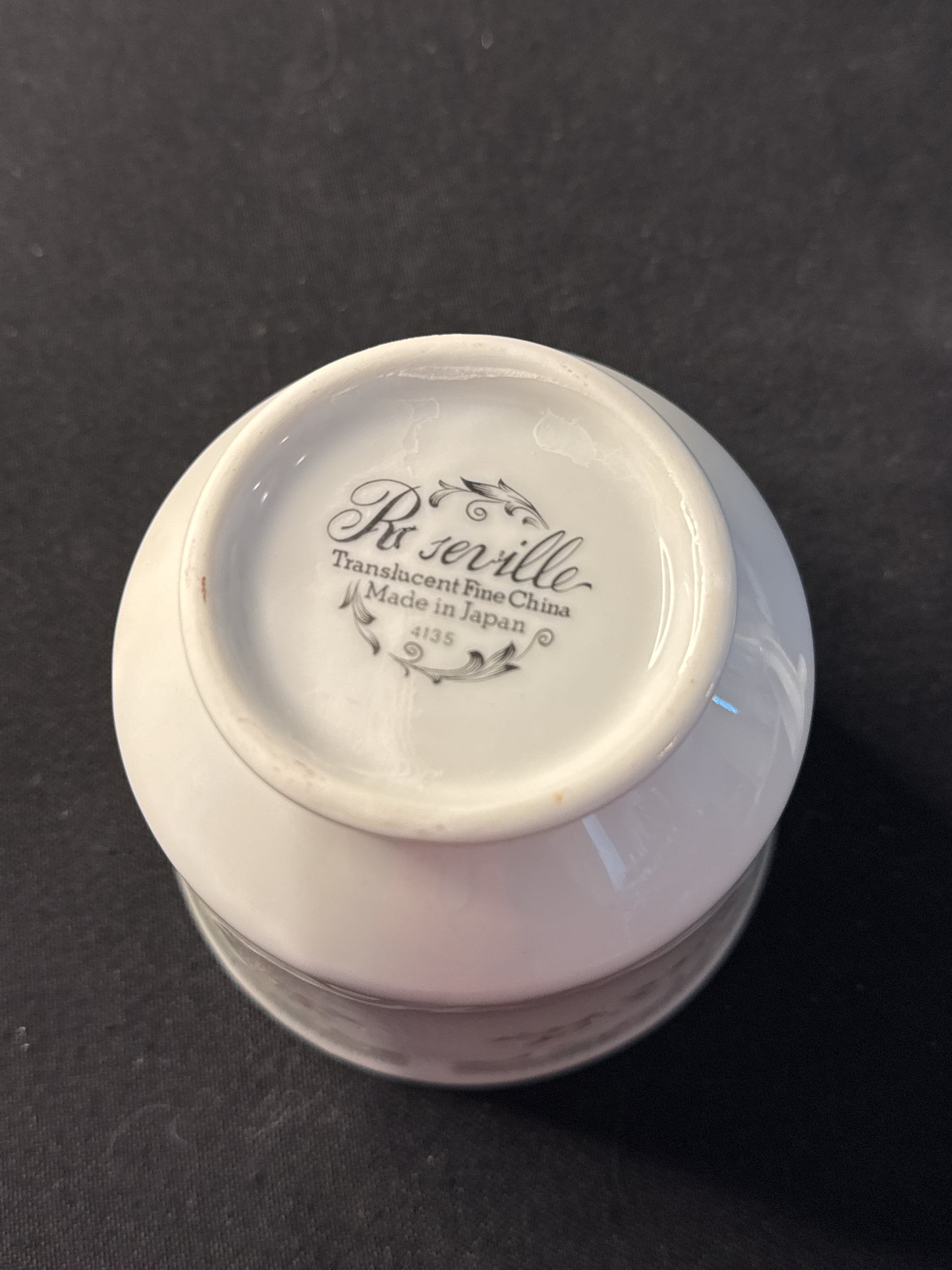 Roseville by Japan Sugar Bowl & Lid 4 7/8" Tall Vintage