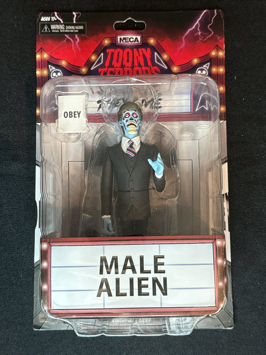 NECA Toony Terrors They Live MALE ALIEN Action figure 6" New In Box