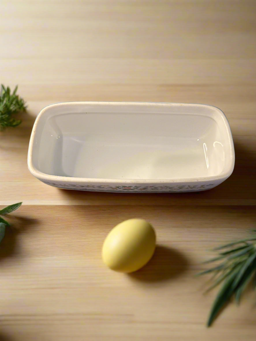 Roseville by Japan Butter Dish Top Only 6.25" Long Vintage