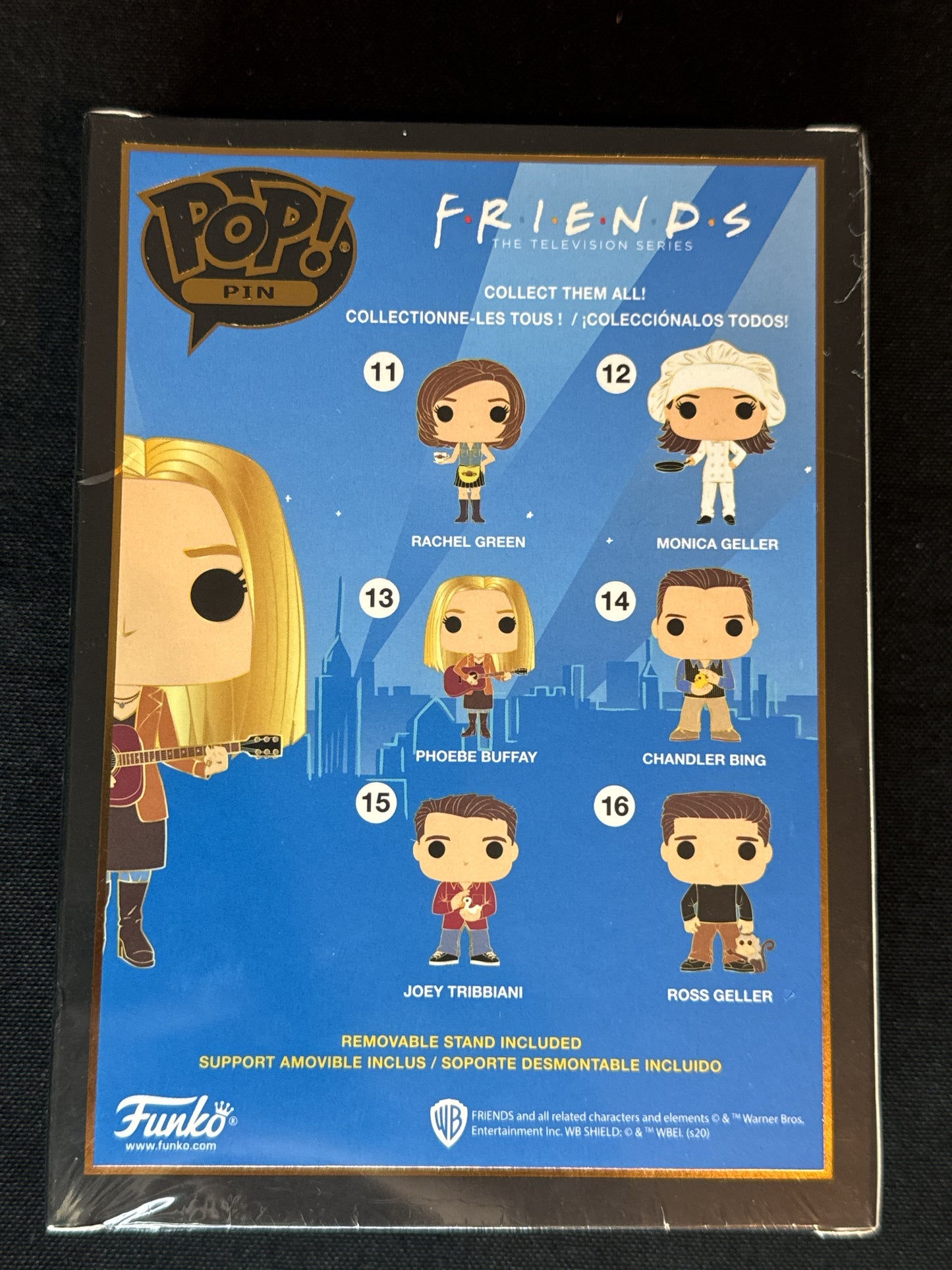 Funko Pop! Friends! Phoebe Buffay Enamel Pin New in Box