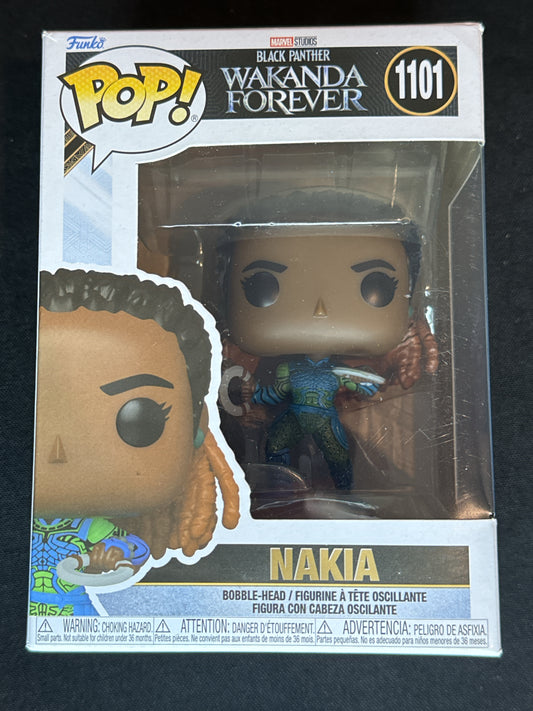 Funko Pop! Black Panther Wakanda Forever #1101 Nakia Bobble-Head Figurine New in Box