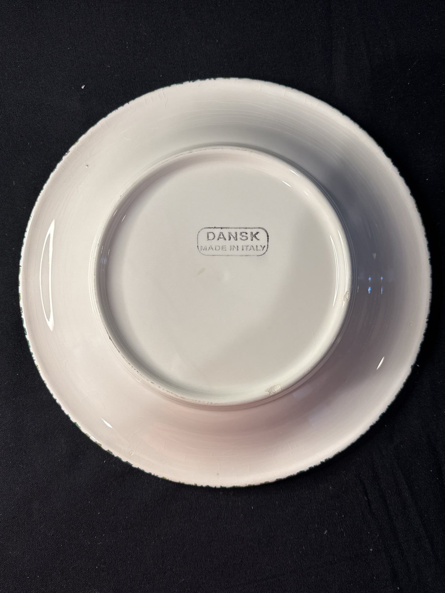 Dansk Fall Harvest Dinner Plate 11.75" Wide Fruit Yellow