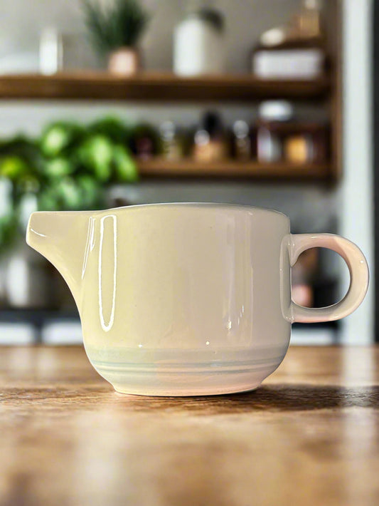 Daniele Blue Mist Pattern Creamer 3" Tall Japan