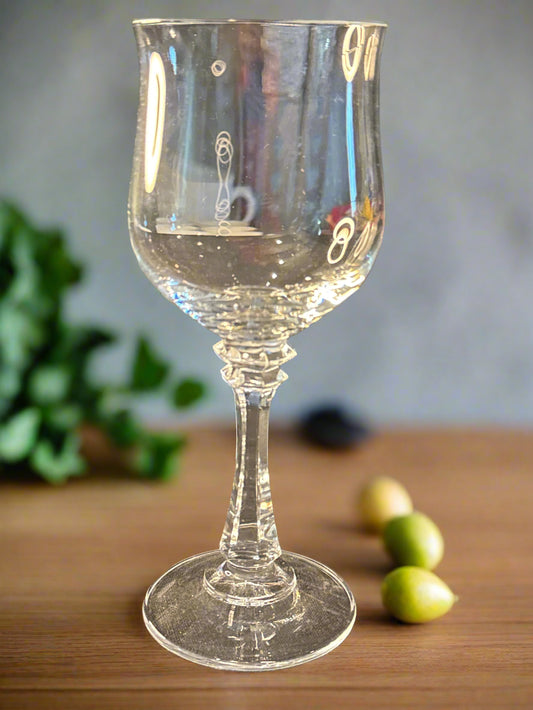 American Stemware Princeton Clear (No Trim) Wine Glass 6.75" Tall x 2 5/8" Wide