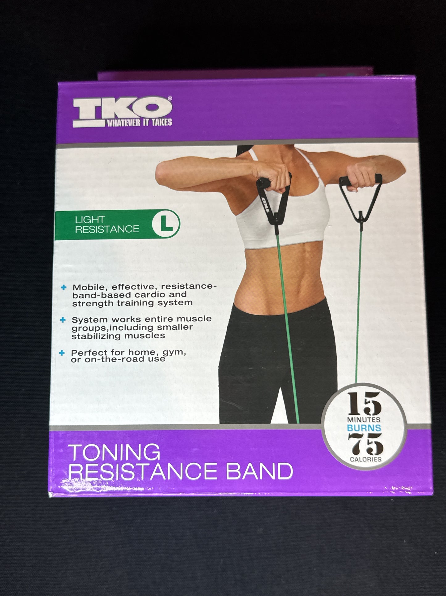 TKO Light Resistance Band 10 Pounds Resistance New In Box Never Used