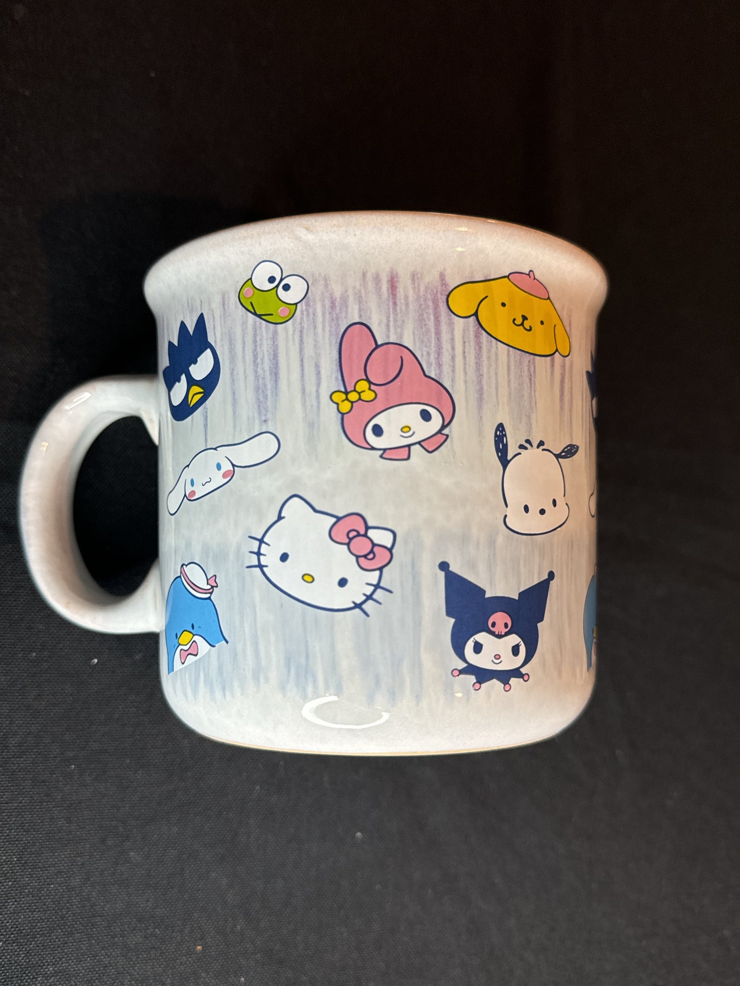 Silver Buffalo Sanrio Hello Kitty and Friends My Melody and Many Others Ceramic Camper Mug 20 oz