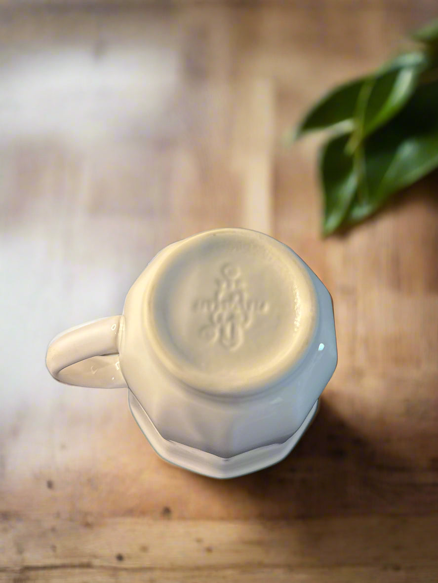 Vintage Pfaltzgraff Heritage White Coffee Mug Cup 1960s