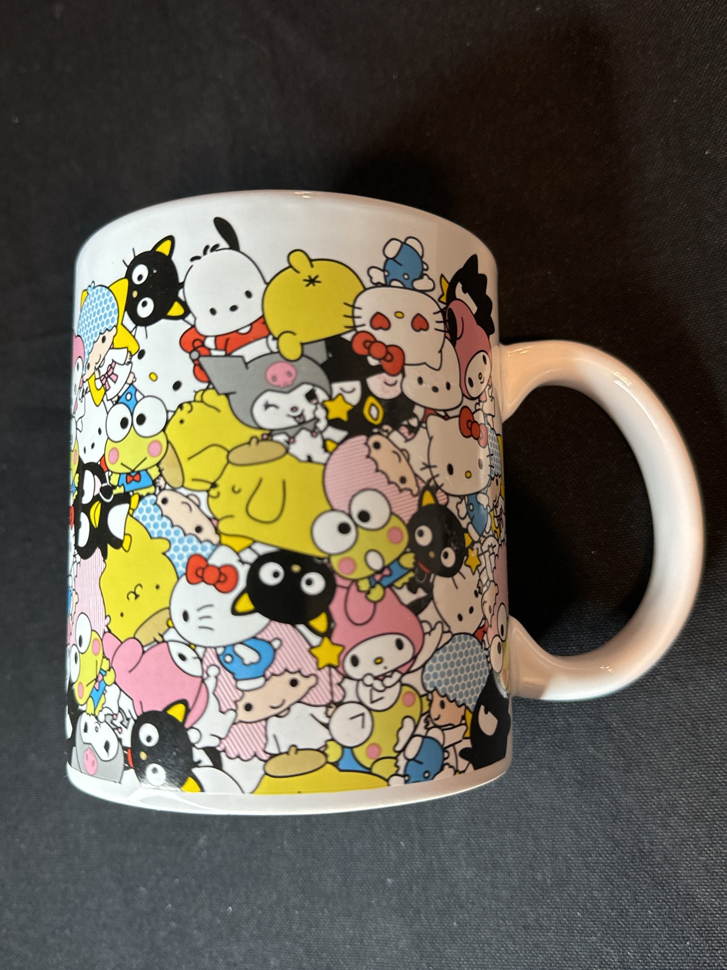 Silver Buffalo Sanrio Hello Kitty and Friends Many Friends Pictured Camper Mug 20 Oz