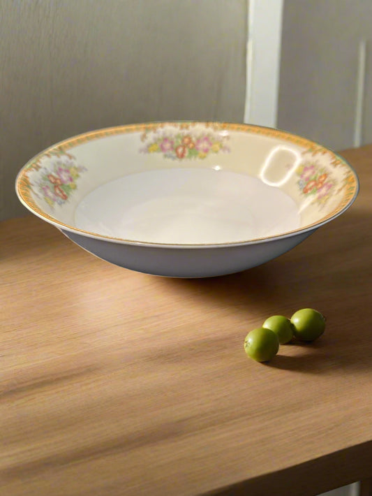 Vintage Diamond DIA4 Japan 8" Round Vegetable Bowl 8.5" Wide