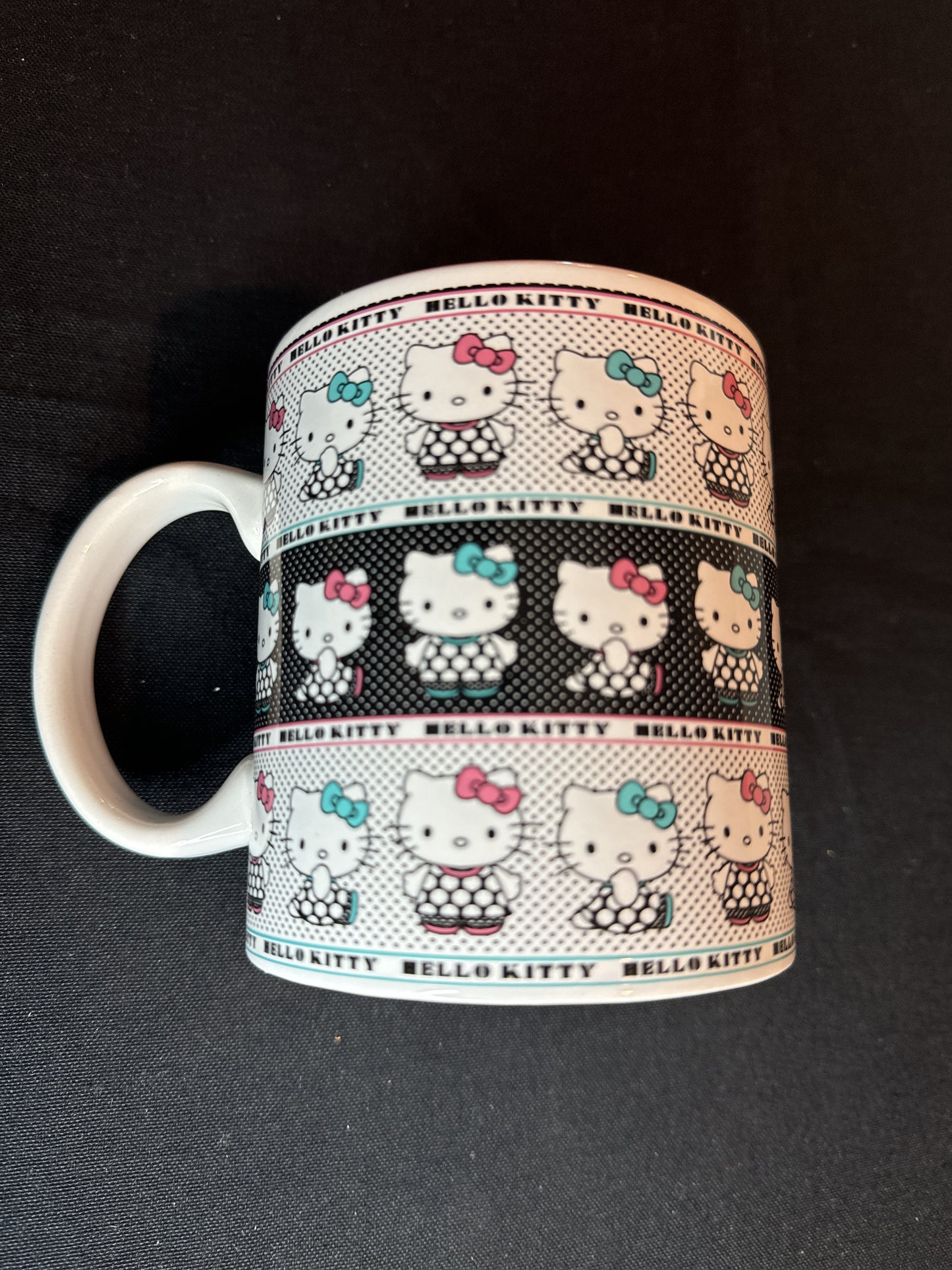 Silver Buffalo Sanrio Hello Kitty and Friends Multi Pictures Ceramic Camper Mug 20oz
