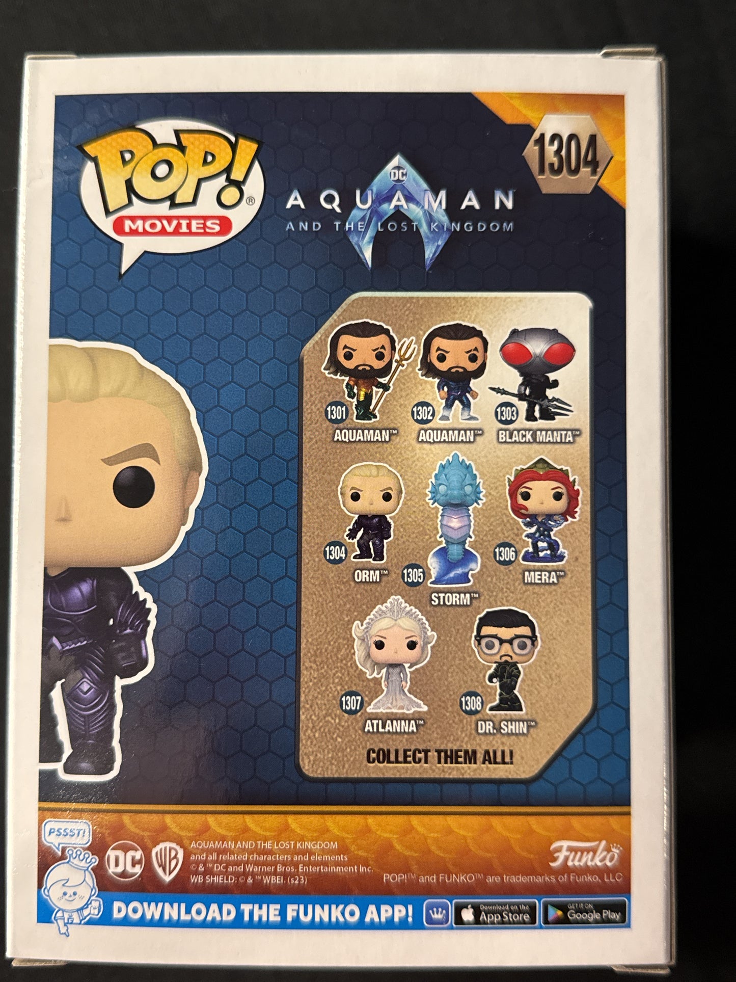 Funko Pop! Movies Aquaman #1304 Orm Aquaman and the Lost Kingdom New in Box