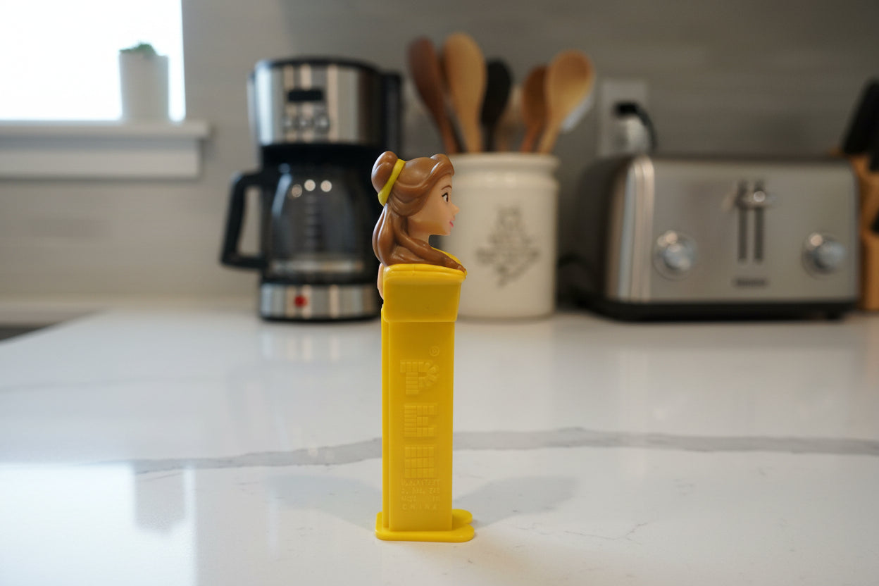 Pez Dispenser Disney Princess Belle Beauty & The Beast 5" Tall