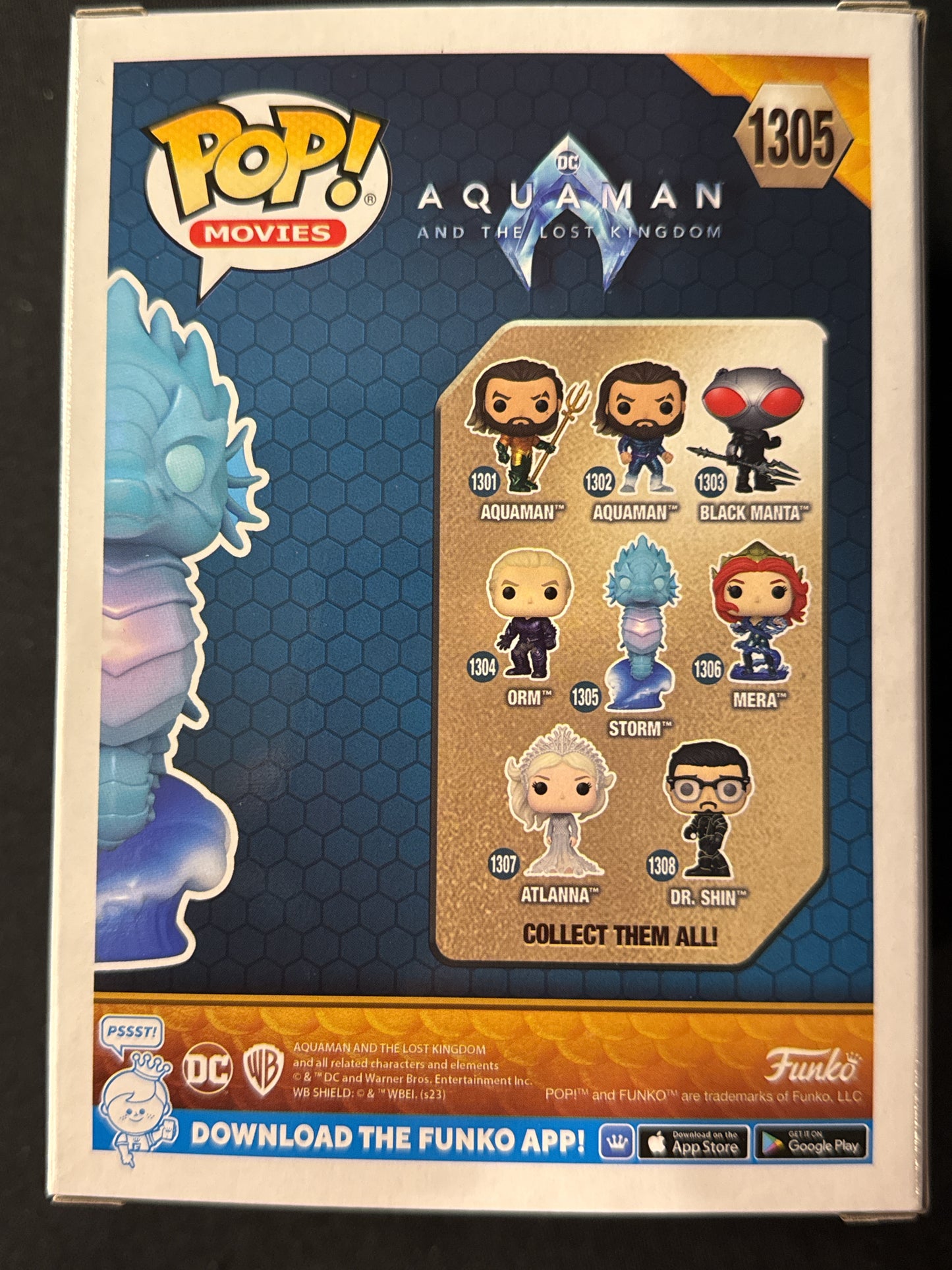 Funko Pop! Movies Aquaman and the Lost Kingdom Storm #1305 New in Box