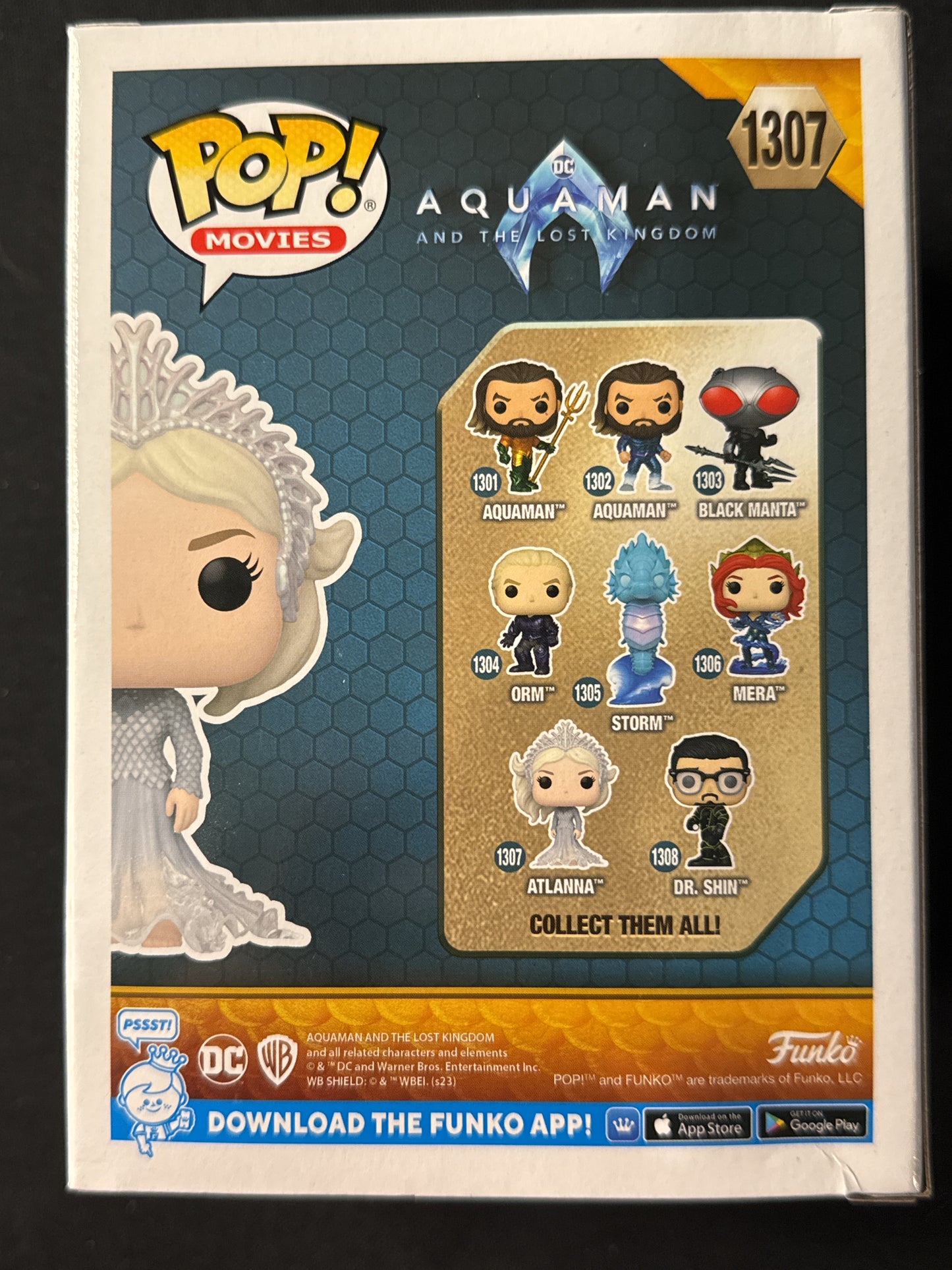 Funko Pop! Movies Aquaman and the Lost Kingdom Atlanna Vinyl Figure #1307 New in Box