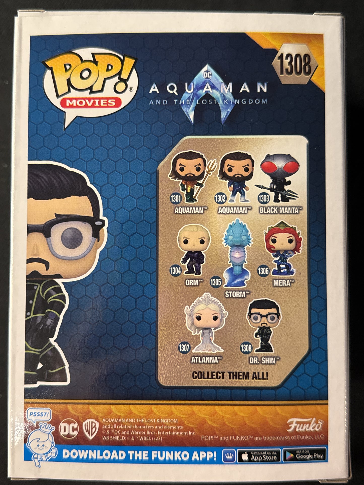 Funko Pop! Movies Aquaman and the Lost Kingdom Dr. Shin #1308 New in Box