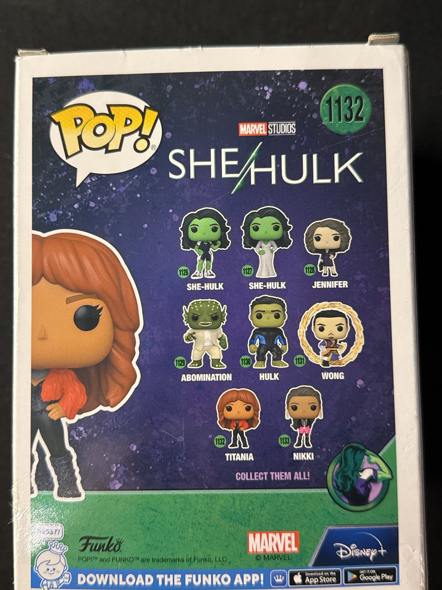 Funko Pop! She/Hulk Titania #1132 Bobble-Head New in Box