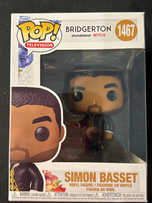 Funko Pop! Television Bridgerton Netflix Simon Basset #1467 New in Box