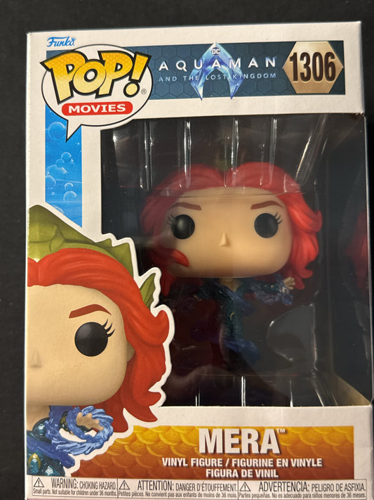 Funko Pop! Movies Aquaman and the Lost Kingdom Mera #1306 Vinyl Figure New in Box