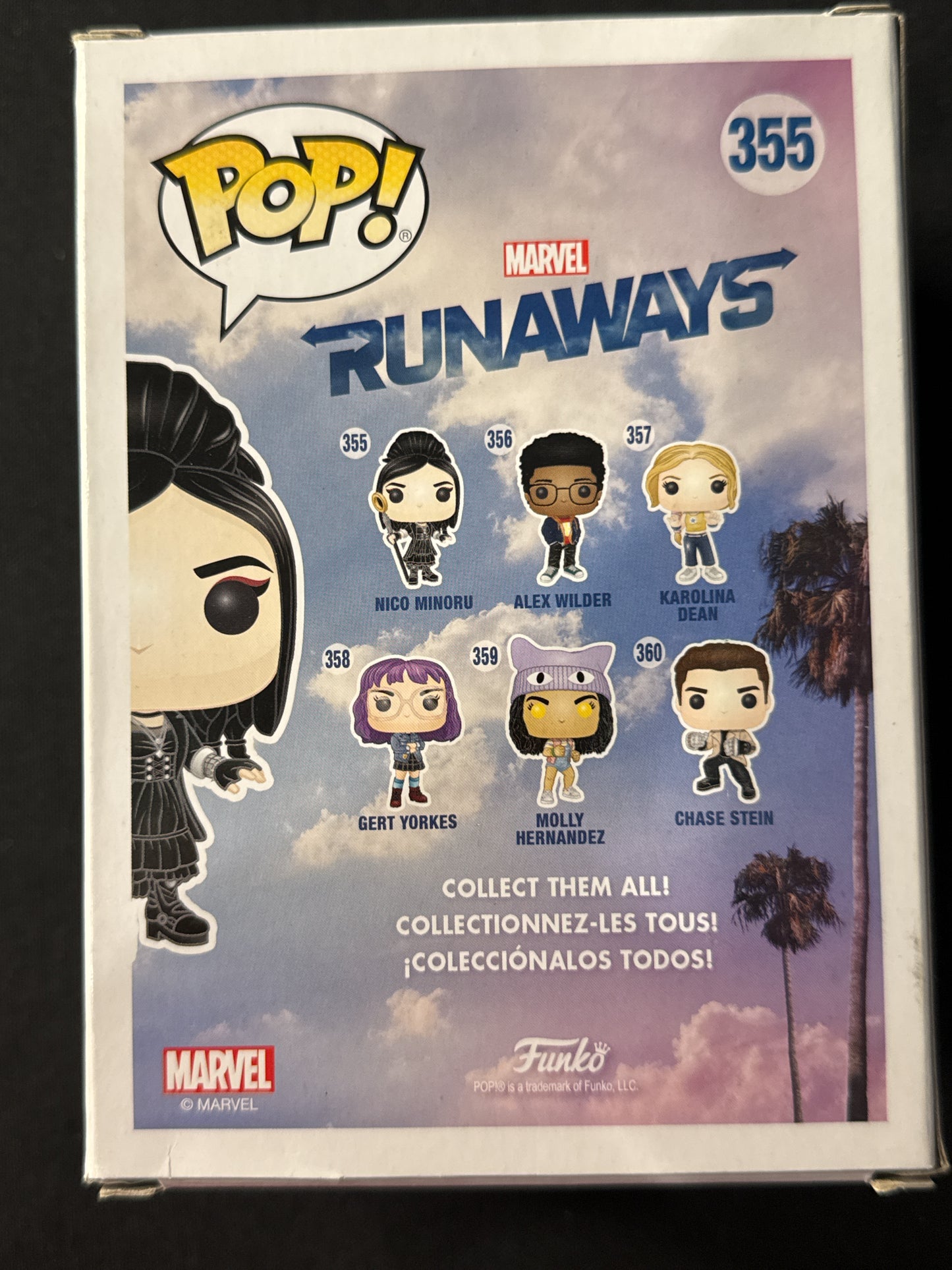 Funko Pop! Marvel Runaways Nico Minoru #355 Bobble-Head New in Box