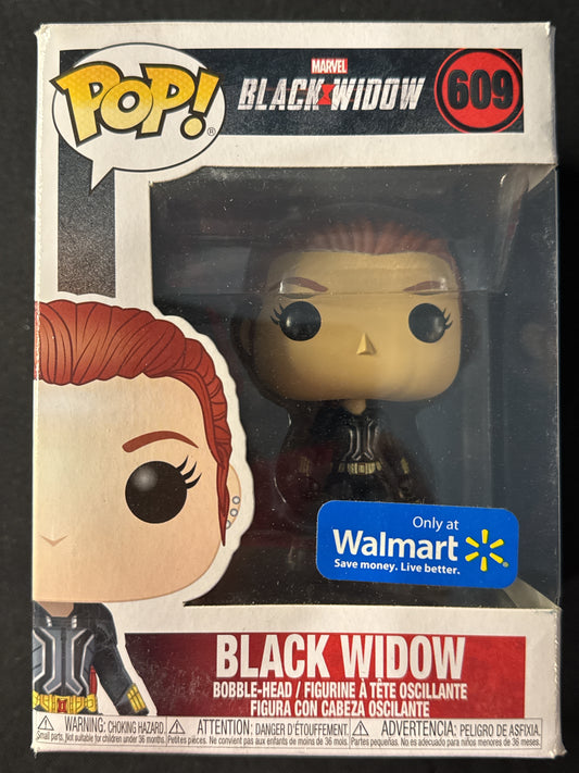 Funko Pop! Marvel Black Widow #609 Bobble Head WalMart Exclusive New in Box