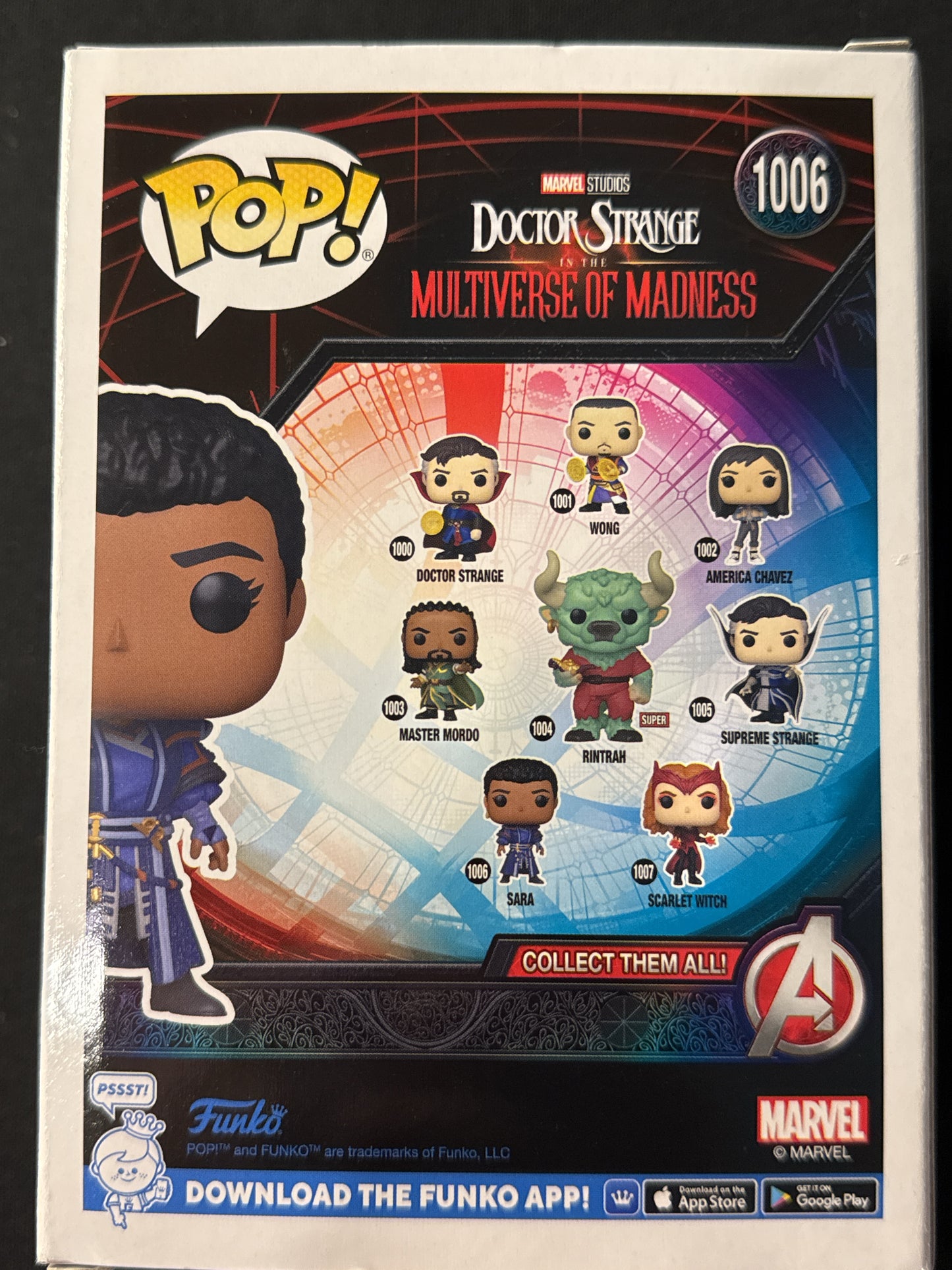 Funko Pop! Marvel Studios Doctor Strange Multiverse Sara #1006 Bobble Head New in Box