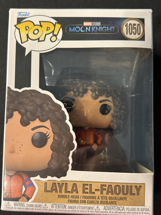 Funko Pop! Marvel Studios Moon Knight Layla El-Faouly #1050 Bobble Head New in Box