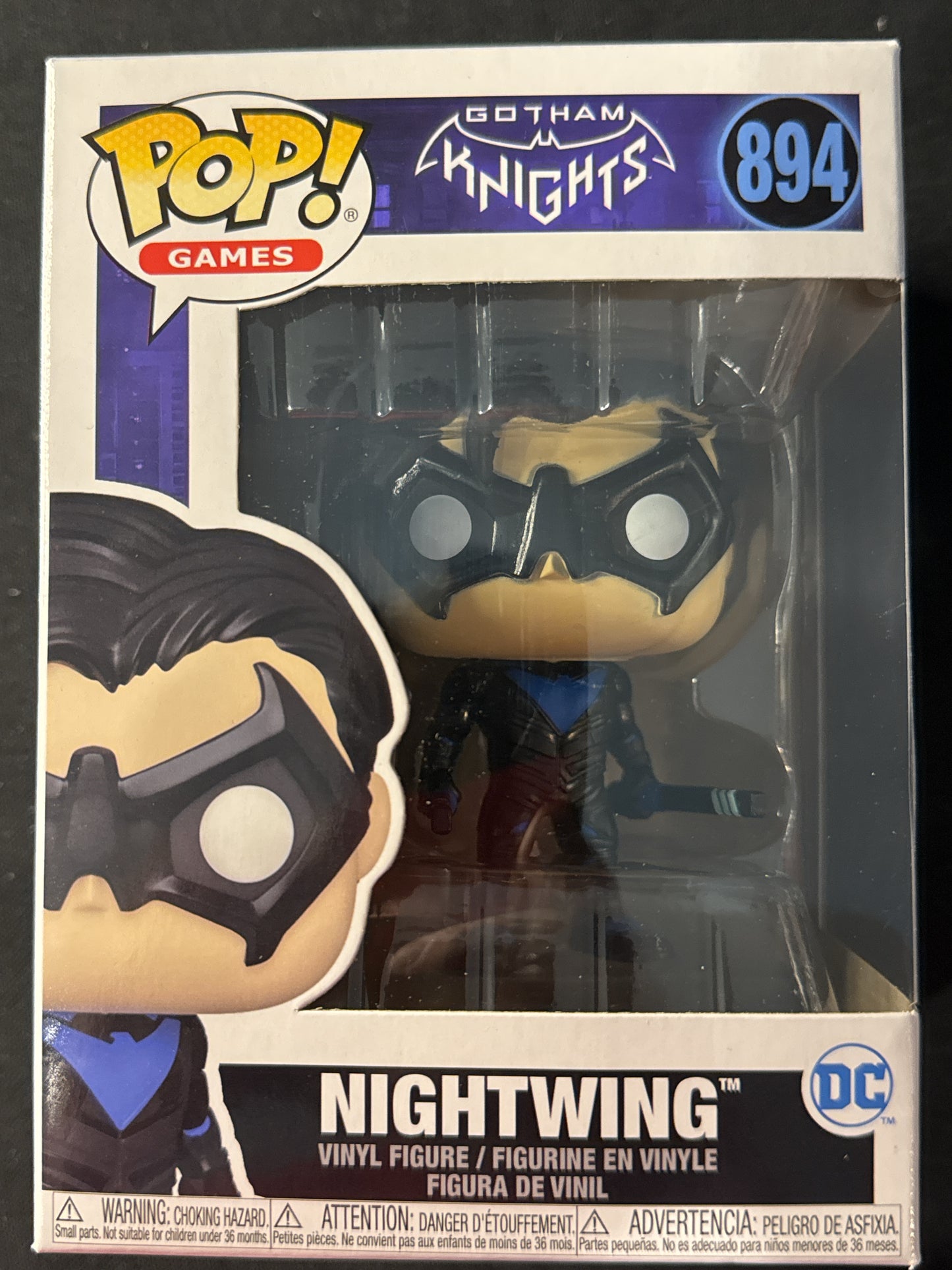 Funko Pop! Games Gotham Knights Nightwing #894 Vinyl Figure New in Box